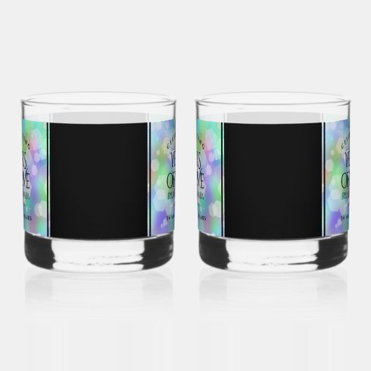 Elegant 34. Opal Hochzeitstag Whiskyglas (Rechts)