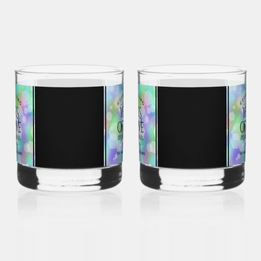 Elegant 34. Opal Hochzeitstag Whiskyglas (Links)