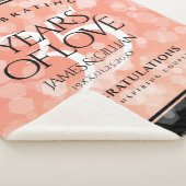 Elegant 35. Korallenhochzeit Sherpadecke (3/4)