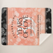 Elegant 35. Korallenhochzeit Sherpadecke (Vorderseite (Horizontal))