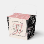 Elegant 37. Alabaster Hochzeitstag Geschenkschachtel (Vorderseite)