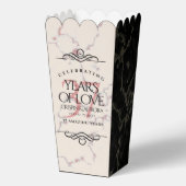 Elegant 37. Alabaster Hochzeitstag Geschenkschachtel (Rückseite)