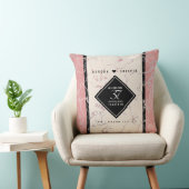 Elegant 37. Alabaster Hochzeitstag Kissen (Stuhl )