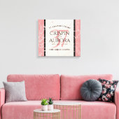 Elegant 37. Alabaster Hochzeitstag Leinwanddruck (Insitu (Wohnzimmer))