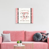 Elegant 37. Alabaster Hochzeitstag Leinwanddruck (Insitu (Wohnzimmer))