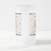 Elegant 37. Alabaster Hochzeitstag Mattglas Bierglas (Mittel)