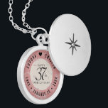 Elegant 37. Alabaster Hochzeitstag Medaillon<br><div class="desc">Feiern Sie das 37. Hochzeitsjubiläum mit diesem Gedenklocket! Elegante, schwarze Schriften auf einem cremigen, fein-körnigen Hintergrund aus weißem Marmor und Rose verleihen diesem besondere Anlass eine unvergessliche Touch und einen außergewöhnlichen Meilenstein. Passen Sie sich die Namen der glücklichen Paare an und fügen Sie ein Datum für ihren Alabaster-Jubiläum hinzu. Design...</div>