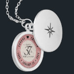 Elegant 37. Alabaster Hochzeitstag Medaillon<br><div class="desc">Feiern Sie das 37. Hochzeitsjubiläum mit diesem Gedenklocket! Elegante, schwarze Schriften auf einem cremigen, fein-körnigen Hintergrund aus weißem Marmor und Rose verleihen diesem besondere Anlass eine unvergessliche Touch und einen außergewöhnlichen Meilenstein. Passen Sie sich die Namen der glücklichen Paare an und fügen Sie ein Datum für ihren Alabaster-Jubiläum hinzu. Design...</div>