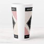 Elegant 37. Alabaster Hochzeitstag Milchtasse (Vorderseite)