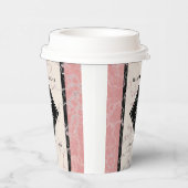 Elegant 37. Alabaster Hochzeitstag Pappbecher (Rechts)