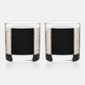 Elegant 37. Alabaster Hochzeitstag Whiskyglas (Rechts)