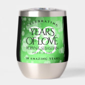 Elegant 38. Emerald Wedding Jubiläum (Vorderseite)