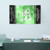 Elegant 38. Emerald Wedding Jubiläum Banner (Messeveranstaltung)