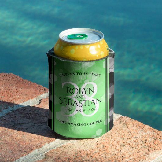 Elegant 38. Emerald Wedding Jubiläum Dosenkühler (In Situ Pool)