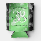 Elegant 38. Emerald Wedding Jubiläum Dosenkühler (Vorderseite)