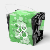 Elegant 38. Emerald Wedding Jubiläum Geschenkschachtel (Rückseite)