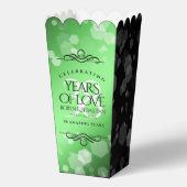 Elegant 38. Emerald Wedding Jubiläum Geschenkschachtel (Vorderseite)