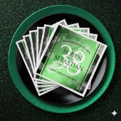 Elegant 38. Emerald Wedding Jubiläum Serviette