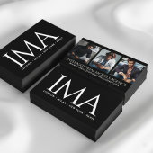 Elegant 3 Images Fotos Triptych Model Agency Visitenkarte