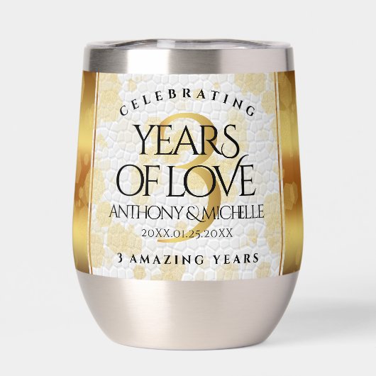 Elegant 3. Lederhochzeit (Rückseite)