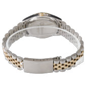 Elegant 3. Lederhochzeit Armbanduhr (Rückseite)