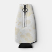 Elegant 3. Lederhochzeit Flaschenkühler (Rückseite)