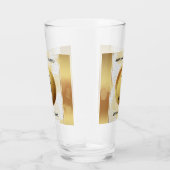 Elegant 3. Lederhochzeit Glas (Rechts)