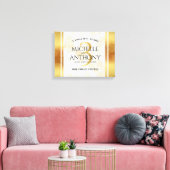 Elegant 3. Lederhochzeit Leinwanddruck (Insitu (Wohnzimmer))