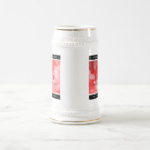 Elegant 40. 80. Ruby Wedding Jubiläum Bierglas (Mittel)