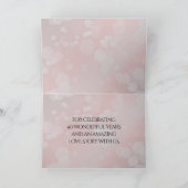 Elegant 40. 80. Ruby Wedding Jubiläum Dankeskarte (Innenseite)