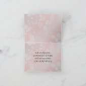 Elegant 40. 80. Ruby Wedding Jubiläum Dankeskarte (Innenseite)