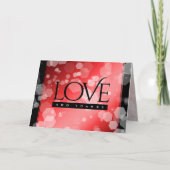 Elegant 40. 80. Ruby Wedding Jubiläum Dankeskarte (Vorderseite)