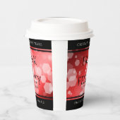 Elegant 40. 80. Ruby Wedding Jubiläum Pappbecher (Links)