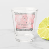 Elegant 40. 80. Ruby Wedding Jubiläum Schnapsglas (Rückseite)