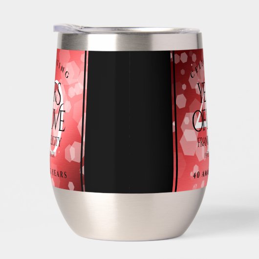 Elegant 40. Ruby Hochzeitstag Feier (Rechts)