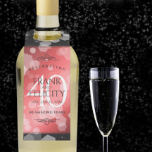 Elegant 40. Ruby Hochzeitstag Feier