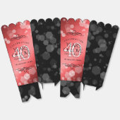 Elegant 40. Ruby Hochzeitstag Feier Geschenkschachtel (Ungeklappt)