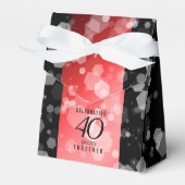 Elegant 40. Ruby Hochzeitstag Feier Geschenkschachtel (Vorderseite)