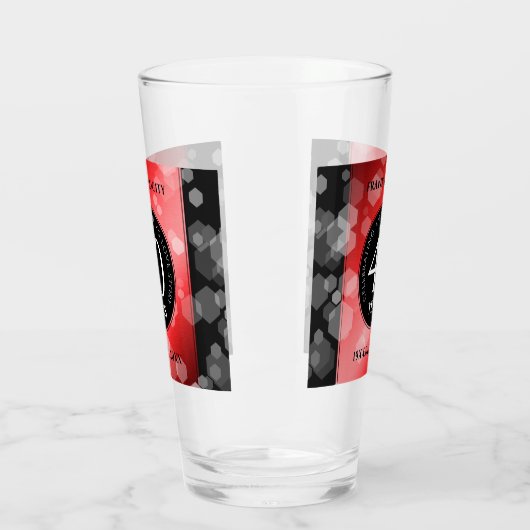 Elegant 40. Ruby Hochzeitstag Feier Glas (Links)