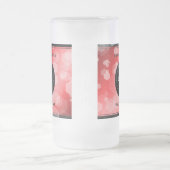 Elegant 40. Ruby Hochzeitstag Feier Mattglas Bierglas (Mittel)