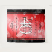 Elegant 40. Ruby Hochzeitstag Feier Wandteppich (Vorderseite (Horizontal))