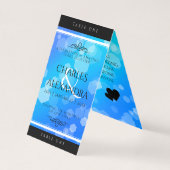 Elegant 41. Blue Topaz Hochzeitstag (Rückseite)