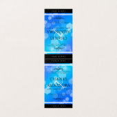 Elegant 41. Blue Topaz Hochzeitstag (Außenseite Aufgefaltet)