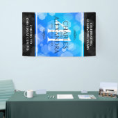Elegant 41. Blue Topaz Hochzeitstag Banner (Messeveranstaltung)