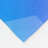 Elegant 41. Blue Topaz Hochzeitstag Fleecedecke (Ecke)