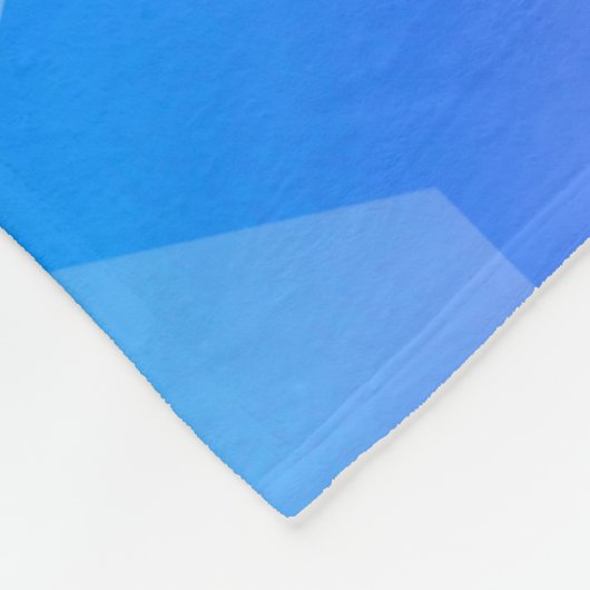 Elegant 41. Blue Topaz Hochzeitstag Fleecedecke (Ecke)