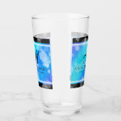 Elegant 41. Blue Topaz Hochzeitstag Glas (Rechts)