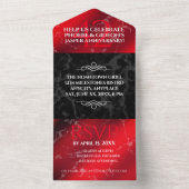 Elegant 42. Jasper Hochzeitstag All In One Einladung (Innen Boden)