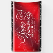 Elegant 42. Jasper Hochzeitstag Banner (Vertikal)