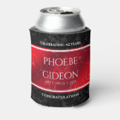 Elegant 42. Jasper Hochzeitstag Dosenkühler (Kanne Rückseite)